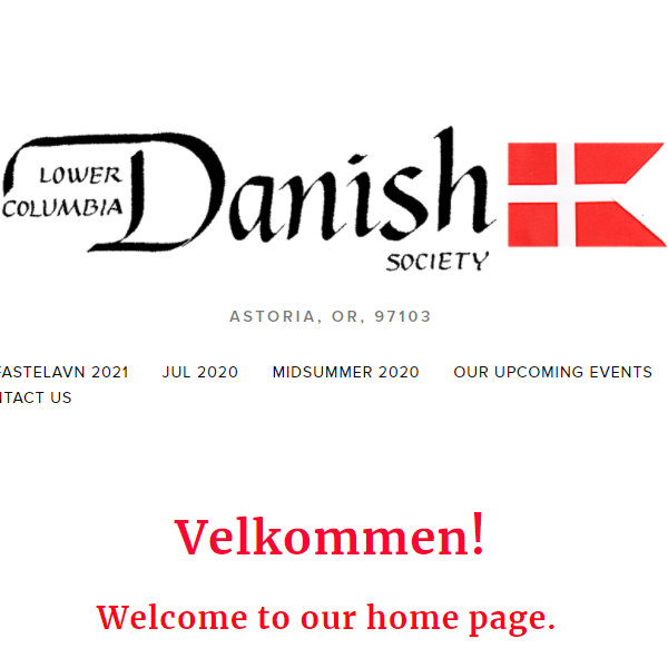 Lower Columbia Danish Society - Danish organization in Astoria OR