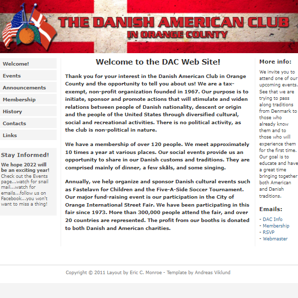 Danish Category Near Me - The Danish American Club in Orange County